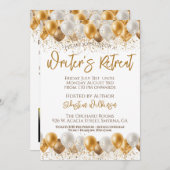 Invitation Événement Retraite de l'écrivain (Devant / Derrière)