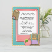 Invitation Événement scolaire (Debout devant)