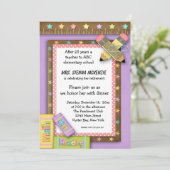 Invitation Événement scolaire (Debout devant)