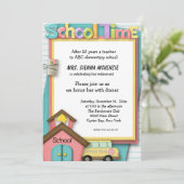 Invitation Événement scolaire (Debout devant)