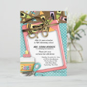 Invitation Événement scolaire (Debout devant)