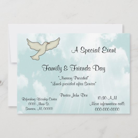 Invitation Événement spécial de collecte d'invitations de l'É (Devant)