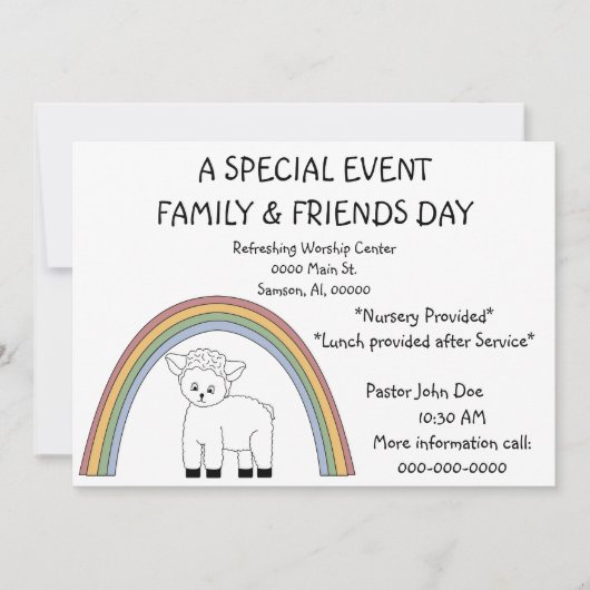 Invitation Événement spécial de collecte d'invitations de l'É (Devant)