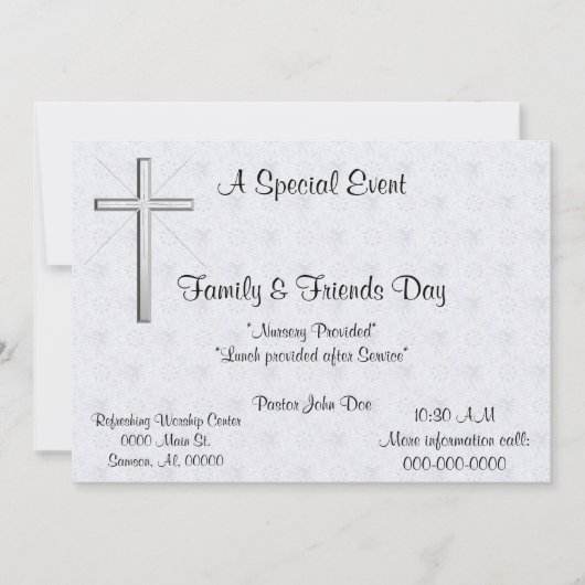 Invitation Événement spécial de collecte d'invitations de l'É (Devant)