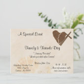 Invitation Événement spécial de collecte d'invitations de l'É (Debout devant)