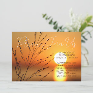 Invitation Événement Sunset