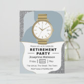 Invitation Événement sur l'âge de la retraite du parti de ret (Debout devant)