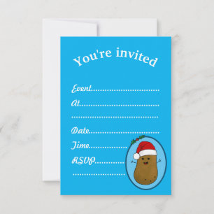 Invitation Événements Invitent, Joyeux Noël Patate