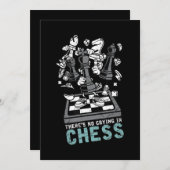 Invitation Évêque de Checkmate Chess Geek Chess (Devant / Derrière)