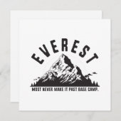 Invitation Everest (Devant / Derrière)