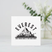 Invitation Everest (Debout devant)
