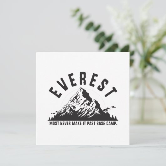 Invitation Everest (Debout devant)