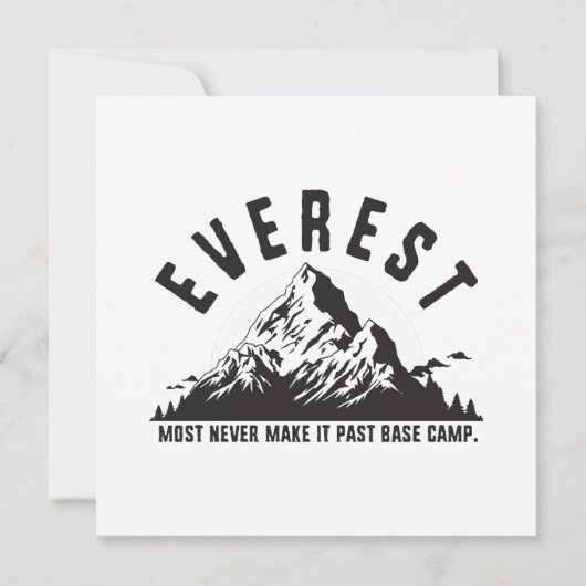 Invitation Everest (Devant)