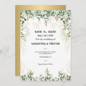 Invitation Evergreens Enchantés : Enregistrer L'Invitation Da (Devant / Derrière)