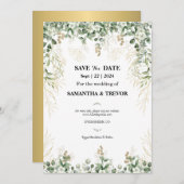 Invitation Evergreens Enchantés : Enregistrer L'Invitation Da (Devant / Derrière)