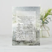 Invitation Evergreens Snow Mountains Réception uniquement Mar (Debout devant)