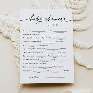 Invitation EVERLEIGH Baby shower Libs, Remplir dans le jeu vi