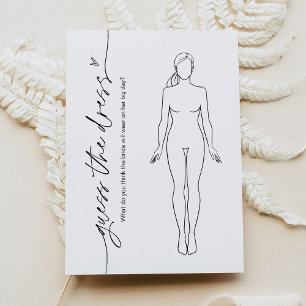 Invitation EVERLEIGH Devine Le Jeu De Fête des mariées Robe. 