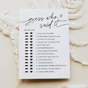 Invitation EVERLEIGH Devinez Qui A Dit Qu'Il Fête des mariées