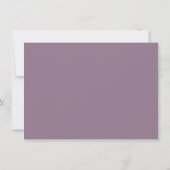Invitation Evermore | Forêt de fée enchantée | Mauve Mariage (Dos)