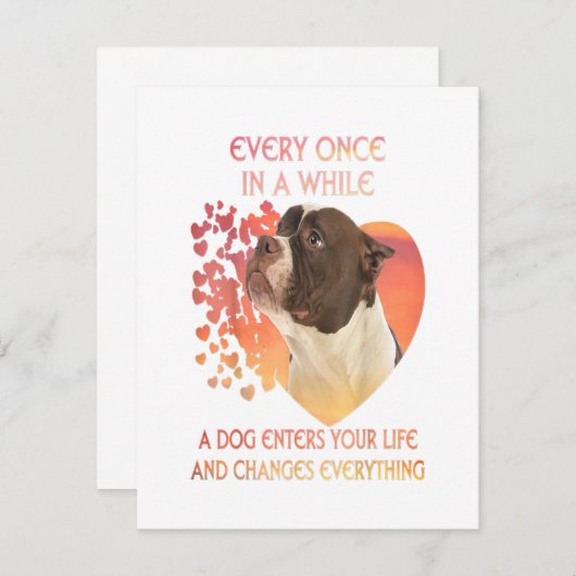 Invitation Every Once In A While A Dog Enters (Devant / Derrière)