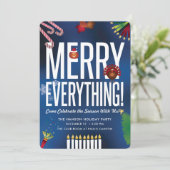 Invitation Everything* *Merry de fête de vacances (Debout devant)