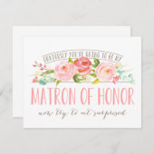 Invitation Évidemment Jardin de Roses de la Mère de la Mariée (Devant / Derrière)