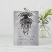 Invitation Evil Fairy Gown | Rocher noir gothique (Debout devant)