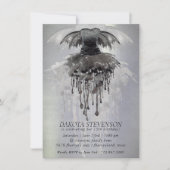 Invitation Evil Fairy Gown | Rocher noir gothique (Devant)