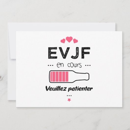 Invitation EVJF en cours veuillez patienter (Devant)