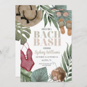 INVITATION EVJF &  ITINÉRAIRE DE BACH PLAGE  (Devant / Derrière)