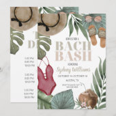 INVITATION EVJF & ITINÉRAIRE DE BACHELORÈTE SUR L (Devant / Derrière)