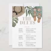 INVITATION EVJF PLAGE ITINÉRAIRE BACH (Dos)