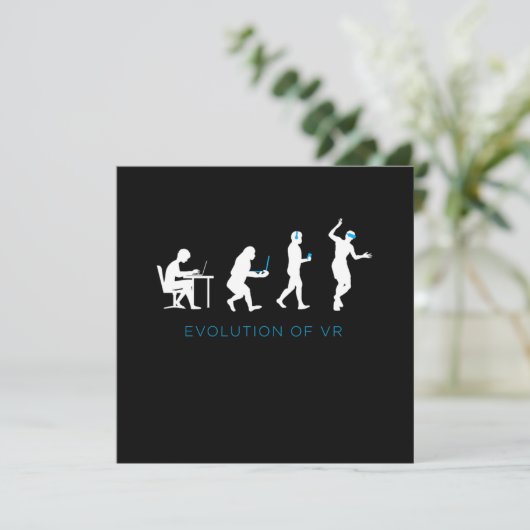 Invitation Evolution De VR Virtual Reality Gamer Jeu Cadeau (Debout devant)