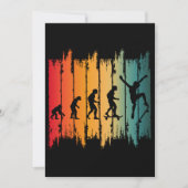 Invitation Évolution du skateur de skateboard (Devant)