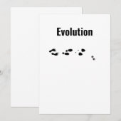 Invitation Evolution Femmes avec Chats Chiens Première Femme (Devant / Derrière)