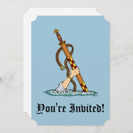 Invitation Excalibur (Devant / Derrière)