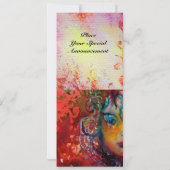 Invitation EXCALIBUR 3, rouge vif , rose violet (Dos)