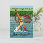 Invitation Excalibur et Arthur (Debout devant)