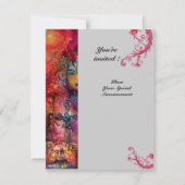 Invitation EXCALIBUR, gris rouge brillant (Dos)