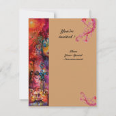 Invitation EXCALIBUR, rose rouge vif (Dos)