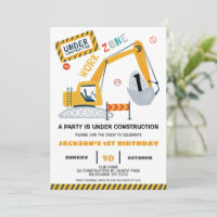 Excavateur de zone de travail en construction Anni