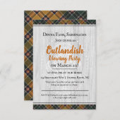 Invitation Excentrique à une fête de visionnement (Devant / Derrière)