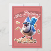 Invitation Excitant Anniversaire Crazy Bird & Peanuts Wild Pa (Devant)