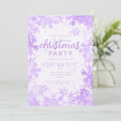 Invitation Exclusive Purple Snowflakes Compagnie Noël (Debout devant)