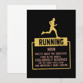 Invitation Exécution de la définition (Devant / Derrière)