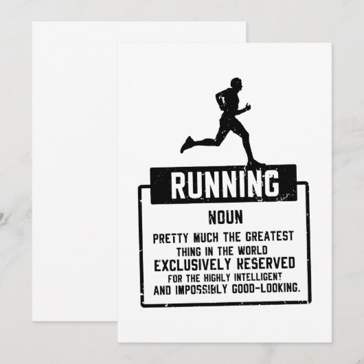 Invitation Exécution de la définition (Devant / Derrière)