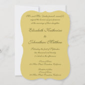 Invitation Exécution (L'Embrace) par Gustav Klimt Mariage (Dos)