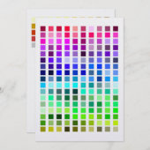 Invitation Exemple de couleur Invitation10 (Devant / Derrière)