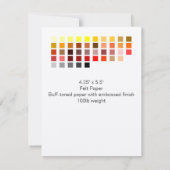 Invitation Exemple de couleur Invitation2 (Dos)